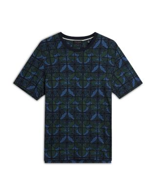 Jaakub Floral Geo Cotton Tee