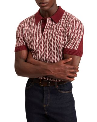 Kolomer Herringbone Texture Polo