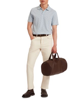 Dalimi Short Sleeve Diamond Jacquard Polo