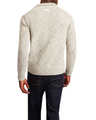 Berreto Relaxed Open Neck Twisted Sweater Polo