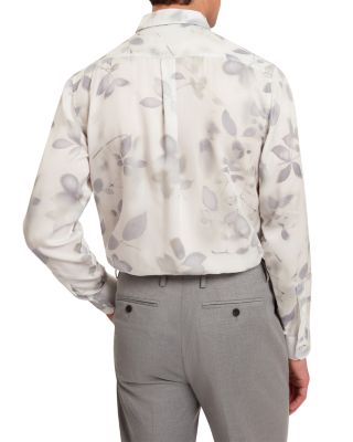 Kalmill Regular Fit Leaf Shadow Print Shirt