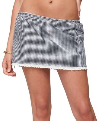  Paige Gingham Mini Skort