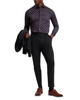 Olufar Slim Fit Button-Front Shirt