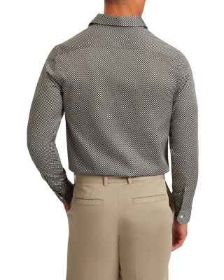 Jozef Slim Fit Mini Geo Print Cotton Shirt