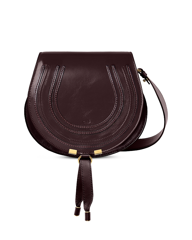 Chloe Marcie Leather Saddle Bag · NO SIZE