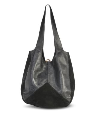 Balloon Suede Hobo Bag
