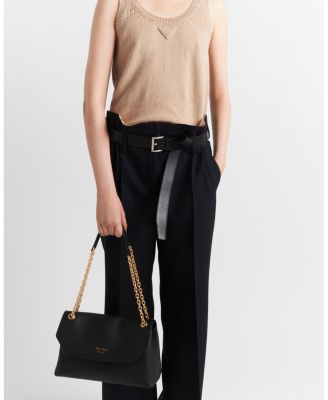 Doux Medium Leather Shoulder Bag