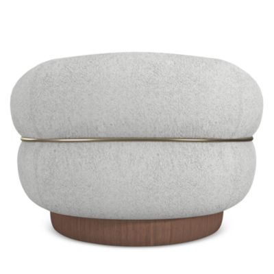 Smoosh Fabric Swivel Chair