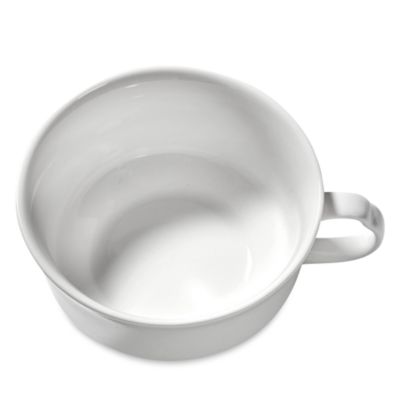 Silhouette White Coffee Cup