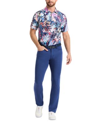 Palm Dreams Knit Polo Shirt