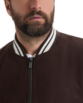 Manstone Water Repellent Varsity-Style Jacket