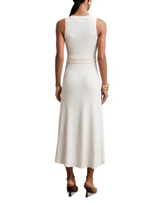 Lou Craft Detail Knitted Midi Dress