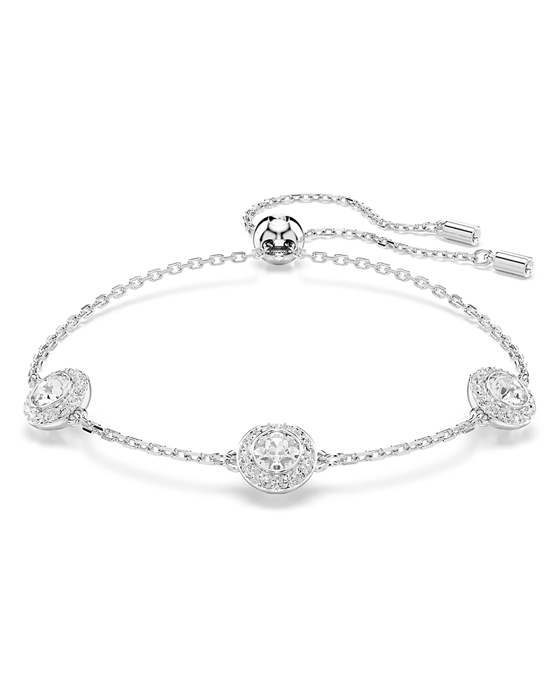 Swarovski Una Crystal Rondelle Angelic Chain Bracelet In Metallic