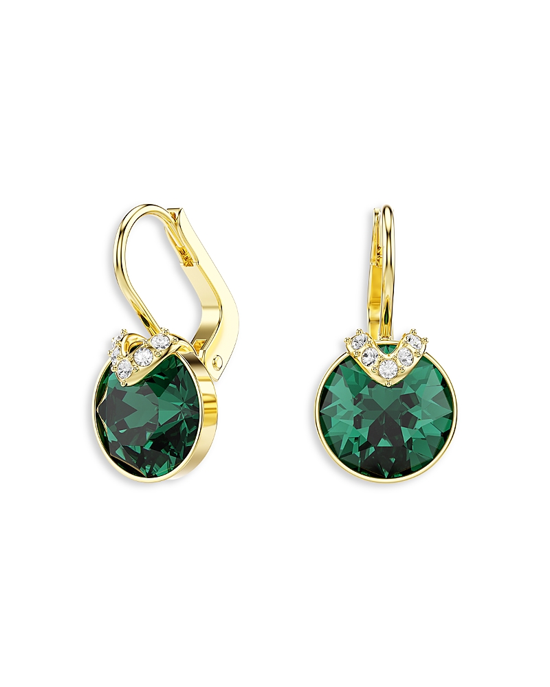 Swarovski Bella V Gold-tone Plated Drop Earrings In Gold