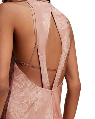 Lacey Printed Scarf Dress