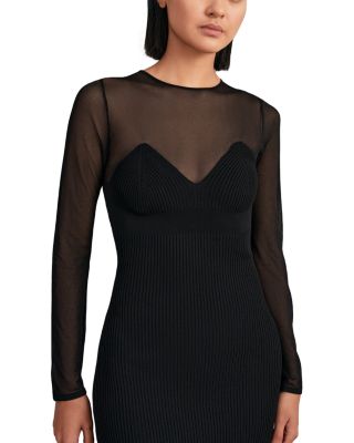 Lila Sheer Knitted Dress
