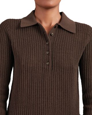 India Knit Polo Top