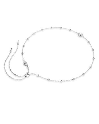 Una Crystal Angelic Reversible Pendant Necklace, 14.875-16.875"