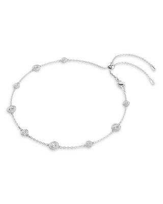 Una Crystal Angelic Collar Necklace, 11.75-17.375"