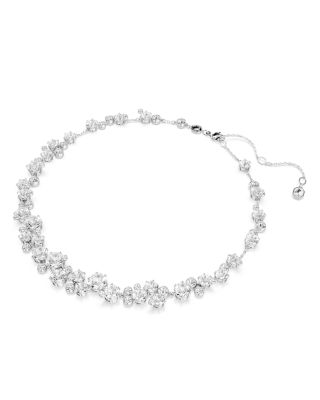 Constella Crystal All Around Collar Necklace, 14.87"-17.75"