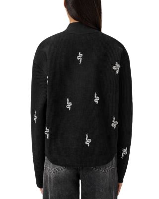 Rhea Bea Embellished Bomber Jacket