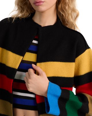 Pearson Striped Sweater Jacket
