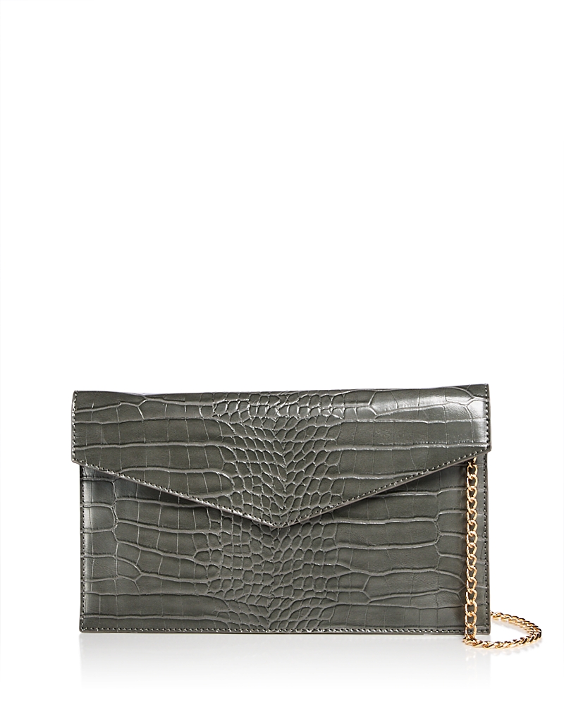 Aqua Envelope Clutch Crossbody - Exclusive In Gray