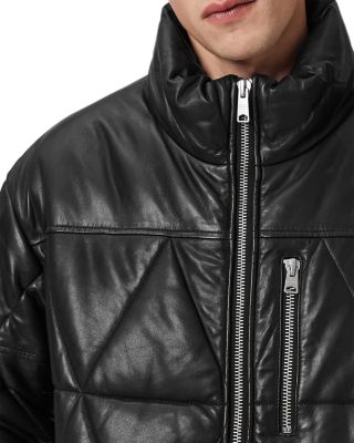 Brockwell Leather Puffer Jacket