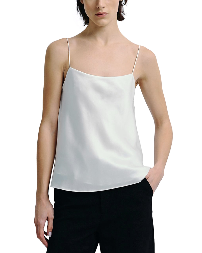 Rue Sophie Jett Silk Camisole In White