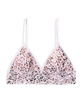 Printed Signature Lace Bralette