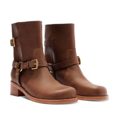 Women's Distressed Leather Boots