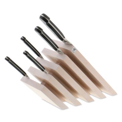 Slanted Italian Magnetic Knife Block, Beech Wood