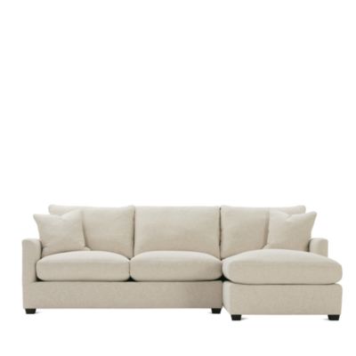Bowery 2-Piece Fabric Sectional - Exclusive