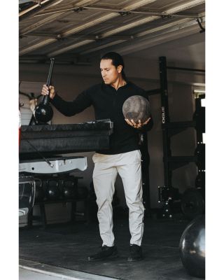 Overzip Mock Neck Sweatshirt