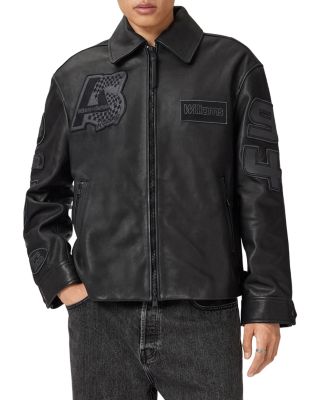 Garrison Patch Leather Jacket 