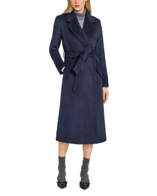 Long Notch Collar Wrap Coat