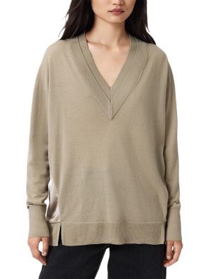 Bern Paneled V Neck Sweater