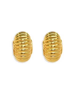 Textured Clip On Earrings