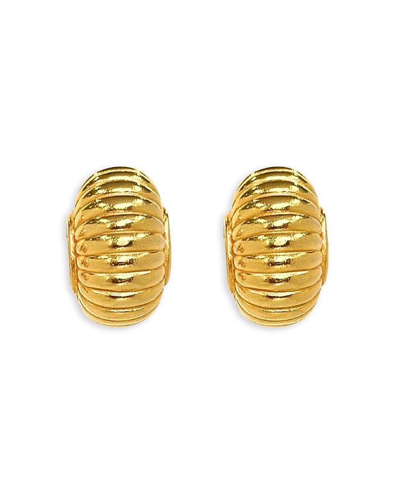 Ben-amun Textured Clip On Earrings In Gold