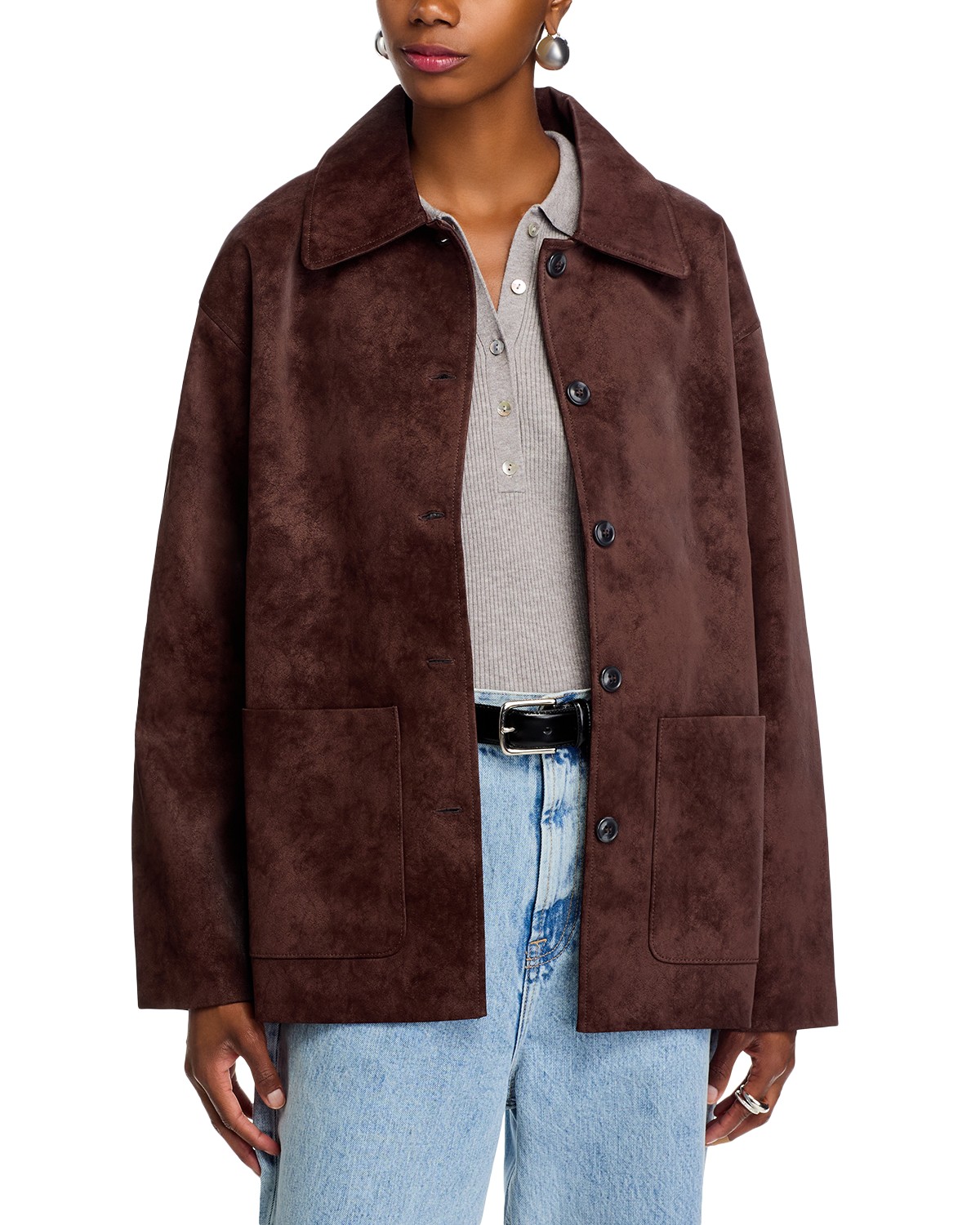 Rita Faux Suede Jacket