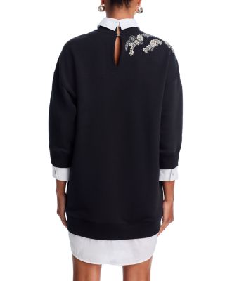 Justina Sweater Overlay Dress