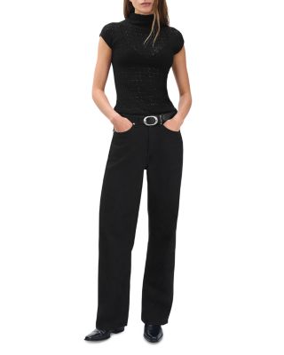 Tana Wool Mock Neck Sweater