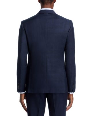 Tonal Plaid Slim Fit Suit Jacket