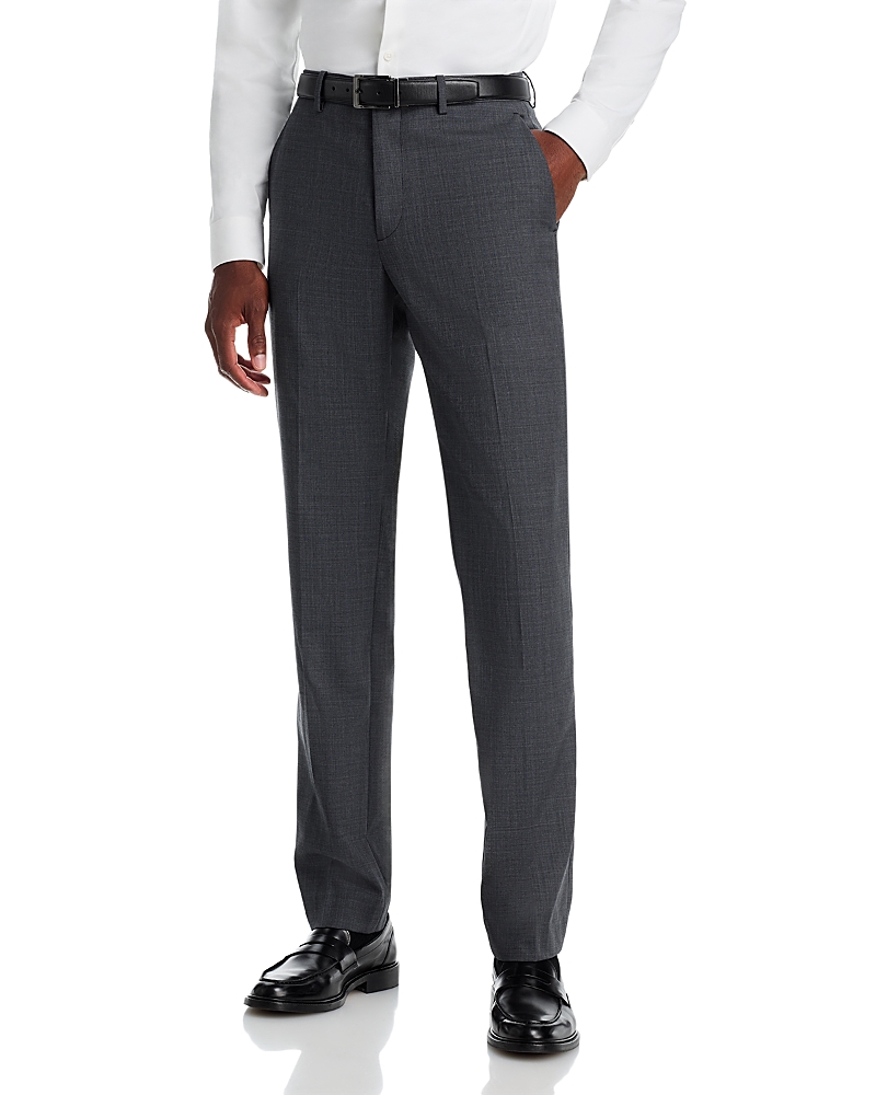 Theory Mayer Sharkskin Slim Fit Suit Pants In Gray