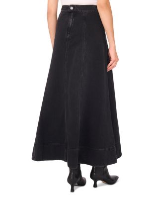 Denim Maxi Skirt