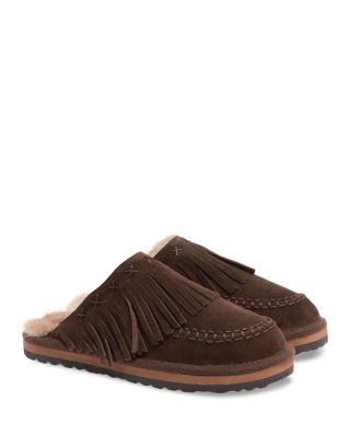 Women's Fallon Fringe Mule Flats