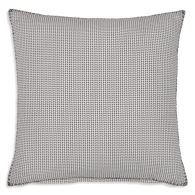 John Robshaw Cinde Print Cotton Euro Sham In Gray
