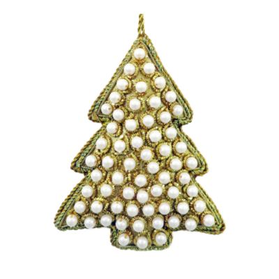 Faux Pearl Tree Ornament