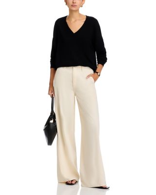 French Terry V Neck Sweatshirt