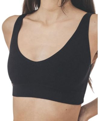 Soft Reversible V Crop Top Bralette